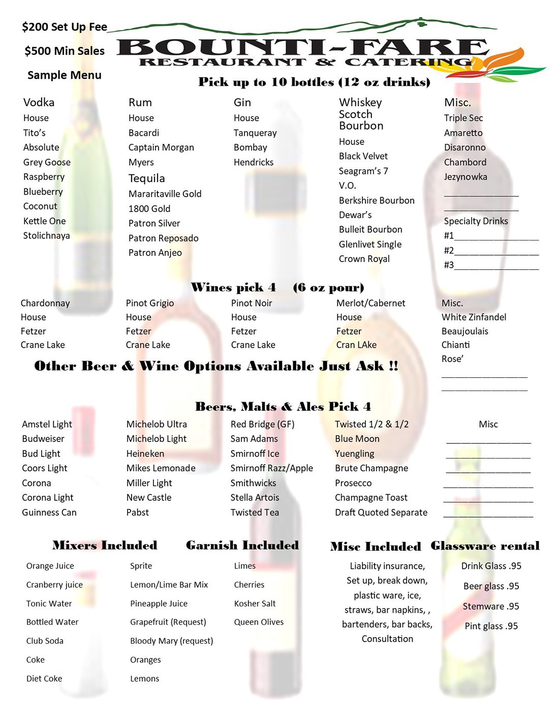 Bounti Fare Restaurant, Restaurants Adams, MA, Weddings In The Berkshires, Restaurants In The Berkshires, Caterers In The Berkshires, Catering In The Berkshires